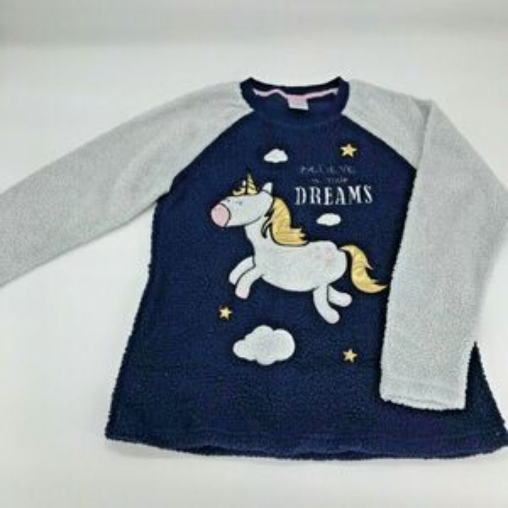 Secret Treasures Girls Sweater Believe In Your Dreams Unicorn Youth Size Large